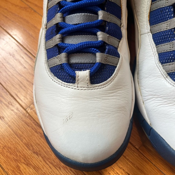 Air Jordan Retro 10 Old Royal Blue/white/Old Royal-Stealth Size 11 - Picture 5 of 11